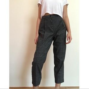 Monki plaid trousers